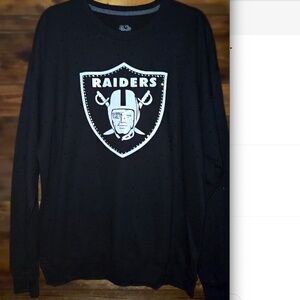RAIDERS Fan FOOTBALL XL Rhinestone Sweatshirt ALL over rhinestones WOW!